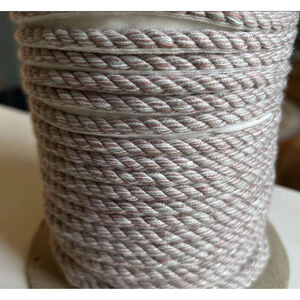Calico Corners cord/trim 40 yards, green pink white, 7/8” $ARV - $640